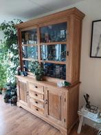 Koloniale Teak kast - Buffetkast 160x220 - Servieskast, Huis en Inrichting, Kasten | Buffetkasten, Ophalen, Gebruikt, 200 cm of meer
