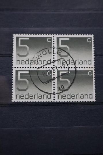 Nederland Blok 4 zegels NVPH 1108 Gestempeld. beschikbaar voor biedingen