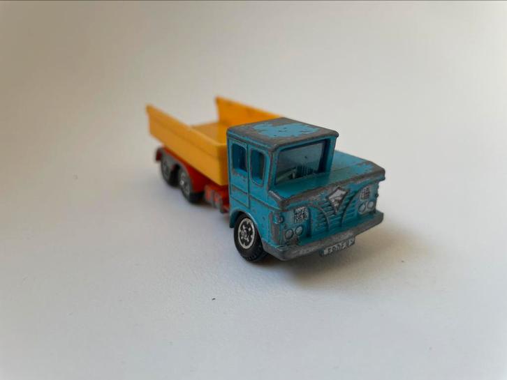 model Foden dumper kipper blauw met gele bak, Lone star 1/87, Hobby en Vrije tijd, Modelauto's | 1:87, Gebruikt, Bus of Vrachtwagen