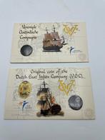 2 VOC Duiten KNM - 1733 & 1764 duit in coincard, Postzegels en Munten, Munten | Nederland, Ophalen of Verzenden, Vóór koninkrijk