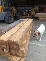 eiken balken, Ophalen, Gebruikt, Hardhout, 250 cm of meer