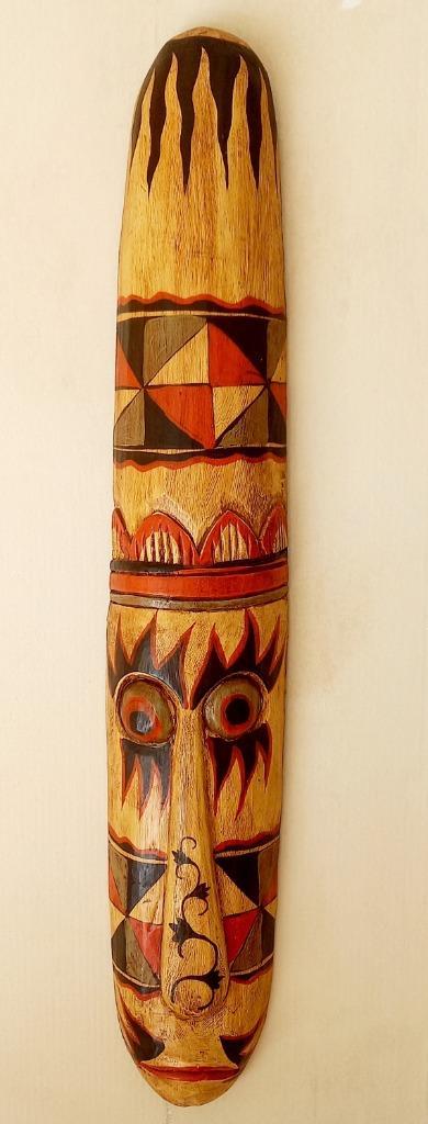 Te koop: Indonesisch masker, Huis en Inrichting, Woonaccessoires | Wanddecoraties, Zo goed als nieuw, Ophalen of Verzenden