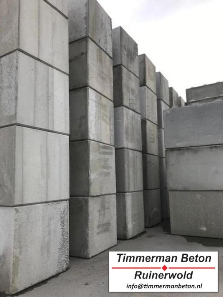 Megablok, Legoblokken, Bunker, Stapelblok, Silo, Betonblok, Tuin en Terras, Tegels en Klinkers, Overige typen, Beton, Verzenden