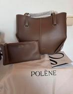 Polene Cyme Mini Taupe Leer - Prachtige Handtas!, Sieraden, Tassen en Uiterlijk, Tassen | Damestassen, Ophalen of Verzenden, Nieuw