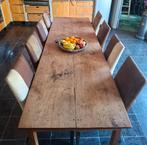 Complete eetkamerset met landelijke look., Ophalen, Gebruikt