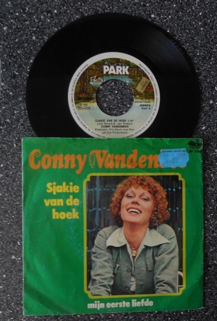 Conny Vandenbos - Sjakie van de hoek (vanaf  1,75), Cd's en Dvd's, Vinyl | Nederlandstalig, Zo goed als nieuw, Levenslied of Smartlap