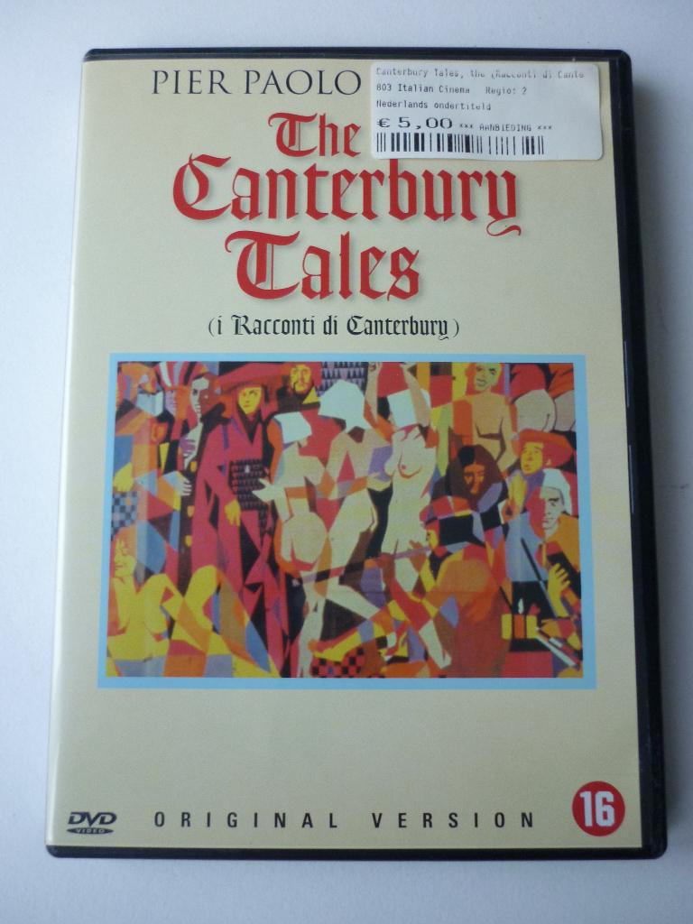 The Canterbury Tales – Pier Paolo Pasolini, Vanaf 16 jaar, Ophalen of Verzenden, Gebruikt, Italië