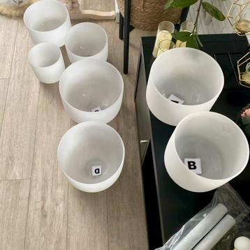  Luxe Kristallen Klankschalen Set 432Hz – 7 stuks | Nieuw beschikbaar voor biedingen