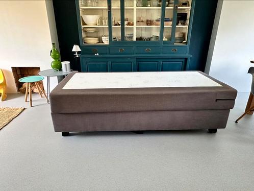 SWISS SENSE BOXSPRING, 90x200 ️, Huis en Inrichting, Slaapkamer | Bedden, Zo goed als nieuw, Eenpersoons, 90 cm, 200 cm, Stof