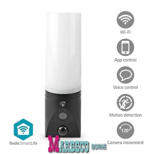 Full HD Camera met Buitenlamp, Volgsysteem, Autotracking, Audio, Tv en Foto, Videobewaking, Nieuw, Buitencamera, Ophalen of Verzenden