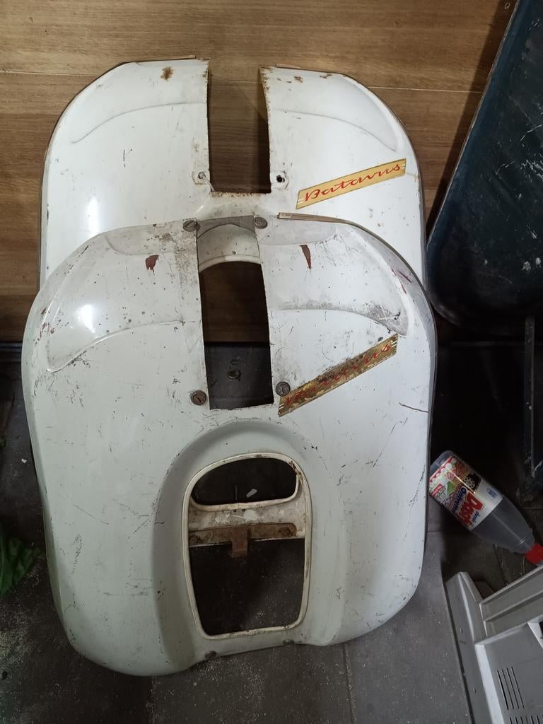 Oldtimer Beenschilden, Fietsen en Brommers, Brommeronderdelen | Algemeen, Overige typen, Ophalen