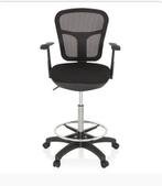 Ergonomische hoge bureaustoel, Ophalen, Zo goed als nieuw, Zwart