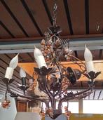 Vintage Kroonluchter met Druiven, Ophalen, Gebruikt, Glas, Vintage