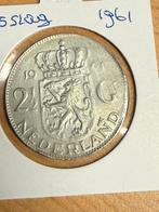 Misslag juliana rijksdaalder 1961, Koningin Juliana, Zilver, Ophalen of Verzenden, Losse munt