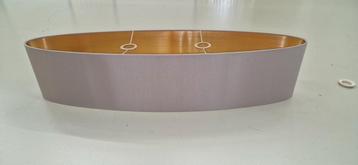 Ovale beige hanglamp/eetkamerlamp beschikbaar voor biedingen