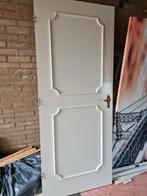Witte klassieke stompe deur, Ophalen, Gebruikt, 80 tot 100 cm, Binnendeur
