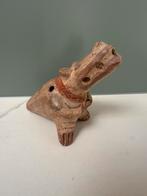 beeldje hond fluit Mexico aztec Maya’s pre-Columbiaans, Ophalen of Verzenden