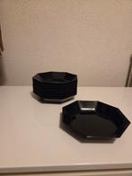 Luminarc Arcoroc Octime diep bord zwart, Ophalen of Verzenden, Glas, Overige stijlen, Bord(en)