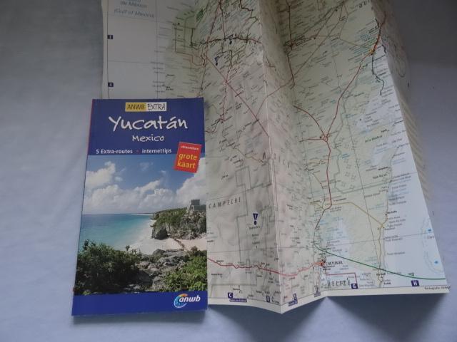 Yucatan (Mexico) ; anwb extra reisgids , met de landkaart, Boeken, Reisgidsen, Zo goed als nieuw, Reisgids of -boek, Europa, ANWB