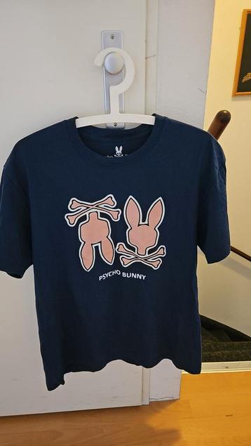 Psycho Bunny T-shirt - Donkerblauw - Maat L beschikbaar voor biedingen