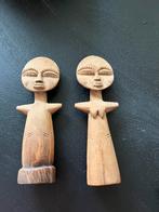 2 Afrikaanse VRUCHTBAARHEIDSBEELDJES, Antiek en Kunst, Verzenden