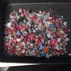 Lot met synthetische saffier en robijn half fabrikaten, Sieraden, Tassen en Uiterlijk, Edelstenen, Ophalen of Verzenden