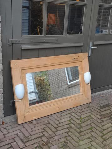 spiegel in grenen lijst 137x86 cm beschikbaar voor biedingen