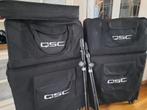 QSC PA set, Ophalen, Zo goed als nieuw, 1000 watt of meer
