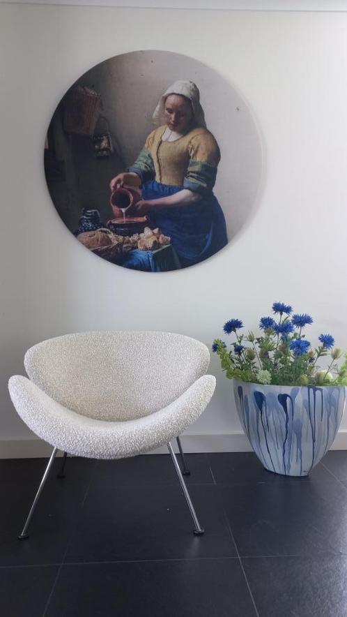 Artifort Orange Slice, Huis en Inrichting, Fauteuils, Zo goed als nieuw, Metaal, Stof, Ophalen