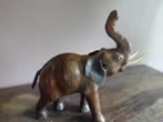 Vintage lederen olifant beeldje, Ophalen of Verzenden