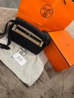 Hermes kelly messenger bag model zwart, Ophalen of Verzenden, Zo goed als nieuw, Zwart