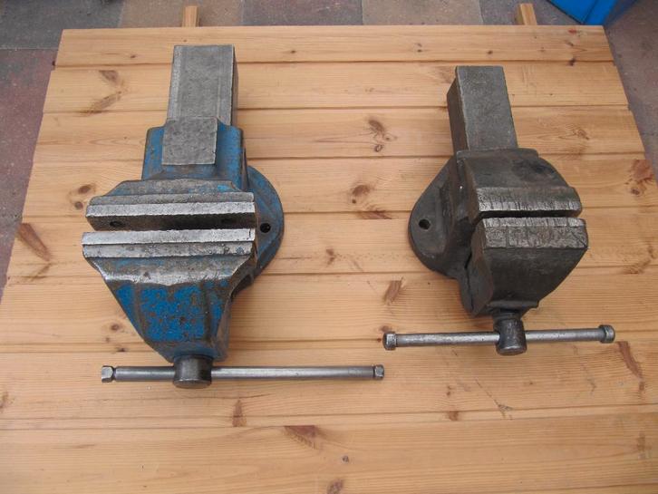 Bankschroef, Doe-het-zelf en Verbouw, Gereedschap | Handgereedschap, Gebruikt, Ophalen