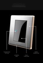 2x exclusieve touch lichtschakelaars, Doe-het-zelf en Verbouw, Elektra en Kabels, Ophalen of Verzenden, Nieuw, Schakelaar