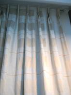 Leuk geruit gordijn van 1.35 breed en 2.50 hoog ., Huis en Inrichting, Stoffering | Gordijnen en Lamellen, 100 tot 150 cm, Crème