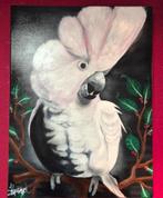 olieverf  kakatu schilderij., Ophalen