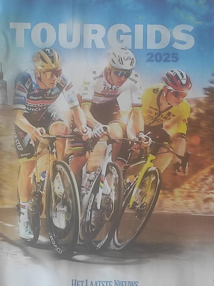 Tour de France 2025 > complete tourgids 46 blz. > zie foto's, Boeken, Tijdschriften en Kranten, Nieuw, Verzenden