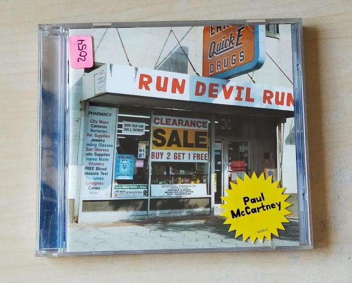Paul McCartney - Run Devil Run CD 1999, Cd's en Dvd's, Cd's | Rock, Gebruikt, Poprock, Ophalen of Verzenden