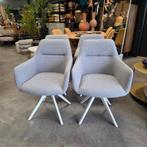 4 x Eetkamerstoel Kinko,Turn White Earl Grey van Jesper Home, Huis en Inrichting, Stoelen, Ophalen, ., Nieuw, Metaal