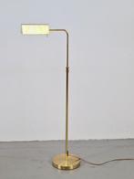 Vintage Messing Vloerlamp Verstelbaar Regency ´70 goud lamp, Huis en Inrichting, N, N, Ophalen of Verzenden, Zo goed als nieuw