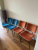 Bodilson eetkamerstoelen 4x, Ophalen, Gebruikt, Blauw, Vier