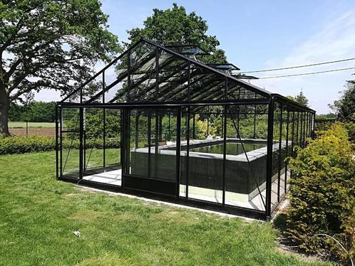 Kas Plus vrije overspanning!, Tuin en Terras, Kassen, Nieuw, Kweekkas, Aluminium, Glas, Verzenden