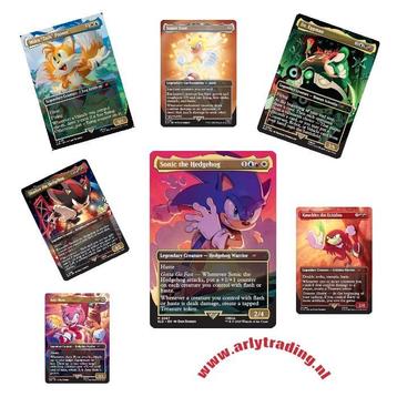 Magic The Gathering Secret Lair Sonic Friends & Foes WPN exc beschikbaar voor biedingen