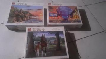 3 stuks leg puzzels origineel in de verpakking, nieuw beschikbaar voor biedingen