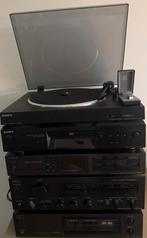 Sony stereo verstreker platenspeler voor lp’s & cd’s badjes, Ophalen of Verzenden, Zo goed als nieuw, Sony