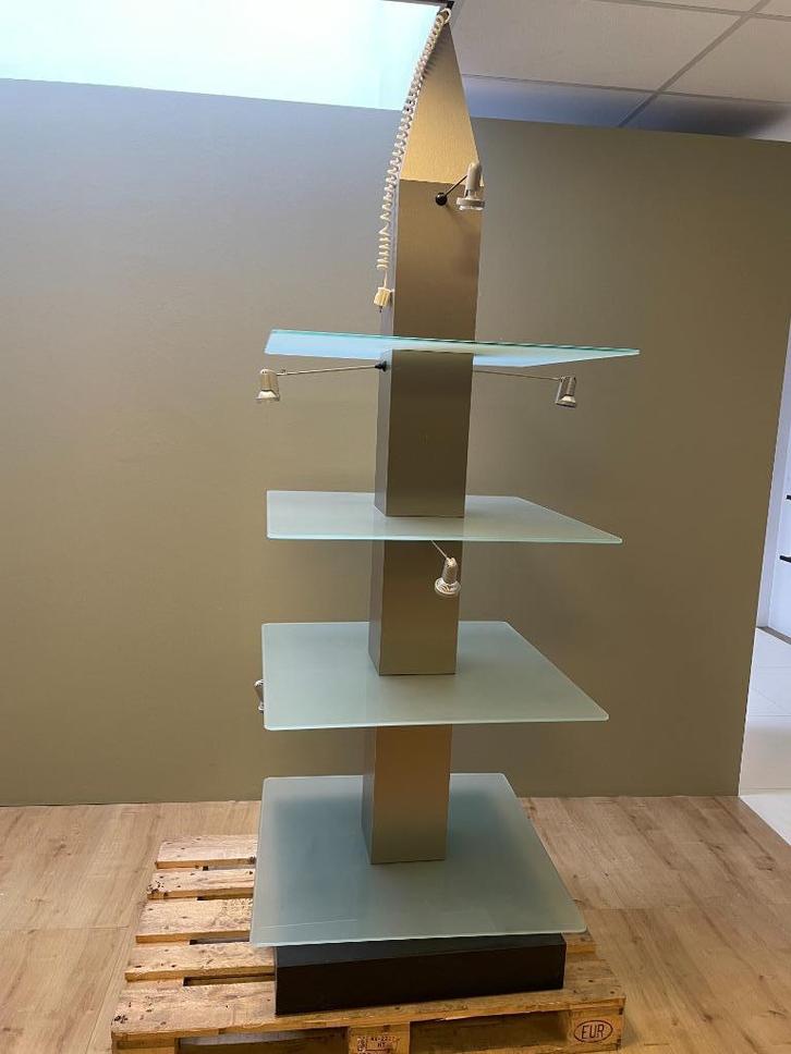 Winkel displayzuil/presentatiezuil incl glas/verlichting, Huis en Inrichting, Overige Huis en Inrichting, Zo goed als nieuw, Ophalen