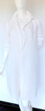AMOUR LANGE LINNEN OVERHEMD, WIT, 38, (NEW €140) NIEUW💖💖💖, Kleding | Dames, Blouses en Tunieken, Maat 38/40 (M), Wit, Nieuw