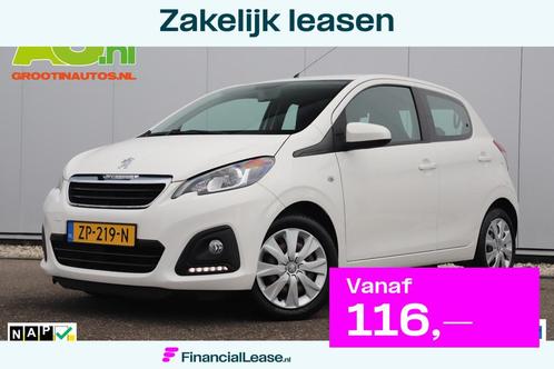Peugeot 108 1.0 e-VTi Active Airco Radio Bluetooth Elektrisc, Auto's, Peugeot, Bedrijf, Lease, Financial lease, ABS, Airbags, Airconditioning