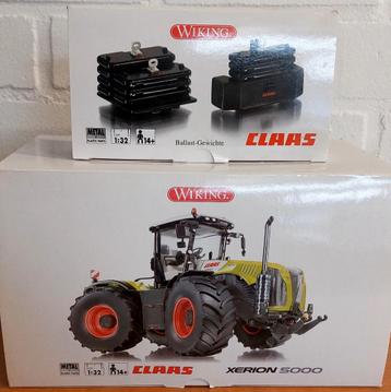 Claas Xerion 5000 met Gewichtenset  beschikbaar voor biedingen