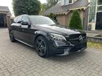 Mercedes-Benz C-klasse 200 d AMG LINE NIGHT NAVI CAMERA, Automaat, Gebruikt, 160 pk, Leder en Stof