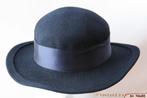 Vintage Dameshoed donker blauw 55 = S - XS gratis verzenden, Ophalen of Verzenden, Gedragen, 55 cm (S, 6⅞ inch) of minder, Hoed